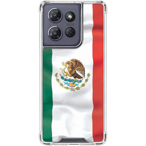 Mexico Flag Moto G Play 5G (2025) Clear Case